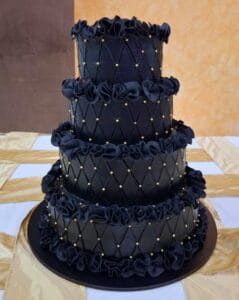 Romper esquemas y atreverse a festejar con un pastel negro