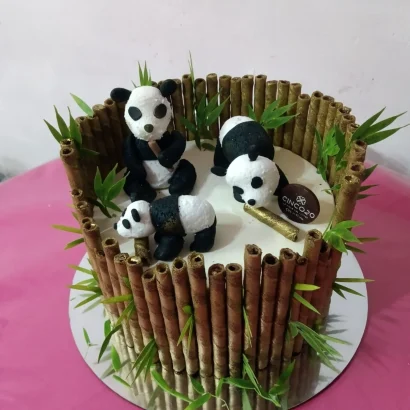 Trío de pandas