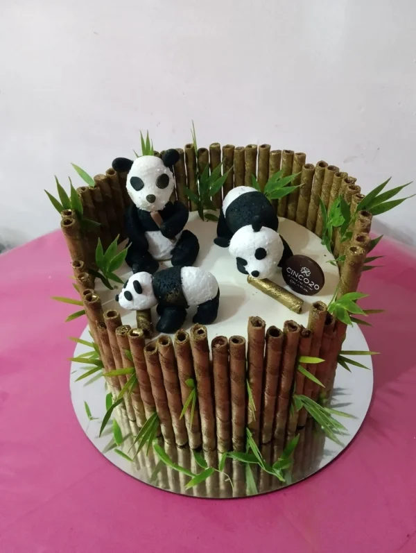 Trío de pandas