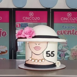 Pastel sombrero para mujer